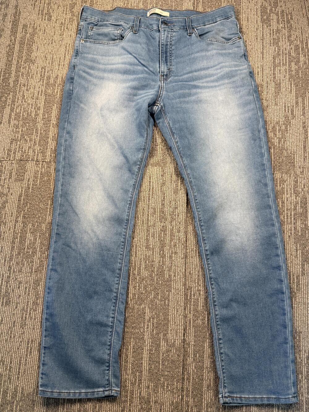 Signature By Levi Strauss Jeans Mens 36x30 Blue Light Wash Slim Straight Denim